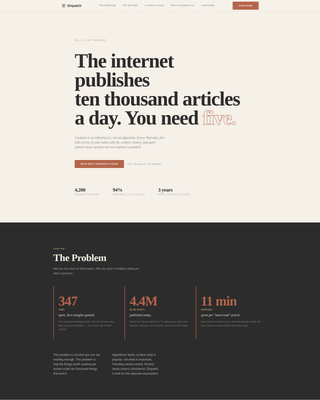 Agency & Freelance Newsletter Blog Website Template