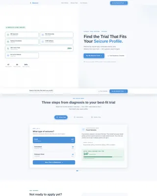 Beacon - Clinical Trials Landing page Template