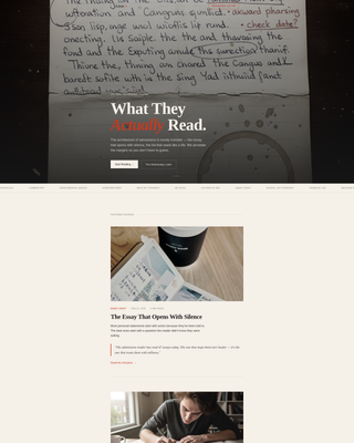 Admit - Insightful Admissions Landing Page Template
