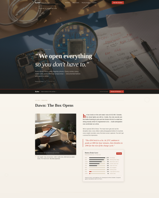 Byline - Authoritative Techreview Landing Page Template
