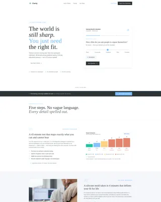 Clarity - Hearing Aid Clinic Landing Page Template