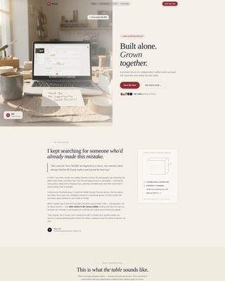 Bazaar - Thriving Seller Landing Page Template