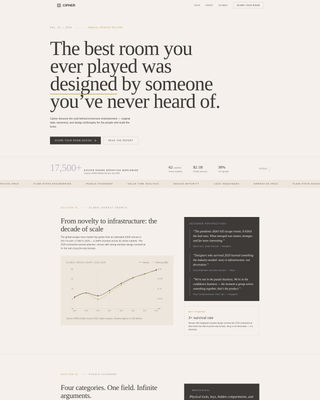 Cipher - Immersive Escaperoom Landing Page Template