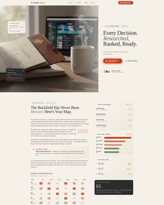 Expert Sports Blog Blog & Content Website Template