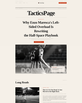 Local Sports Blog Blog & Content Website Template