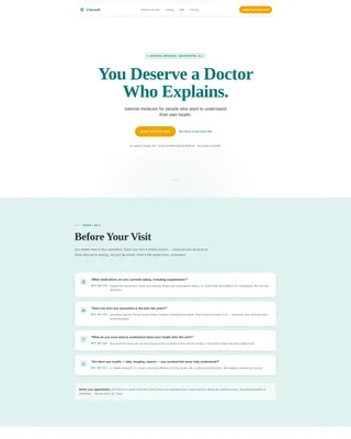 Anchor - Private Practice Landing Page Template