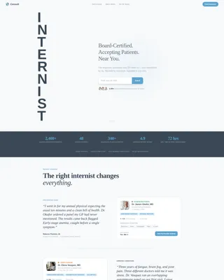 Anchor - Provider Directory Landing page Template