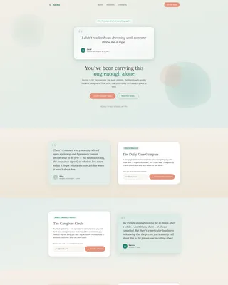 Anchor - MS Caregiver Landing Page Template