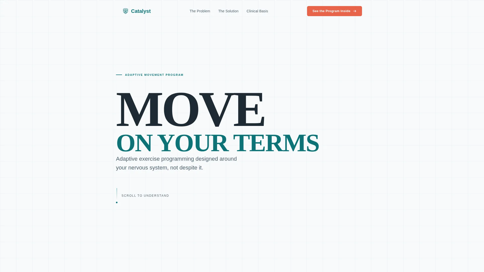 Catalyst - MS Exercise Landing page Template