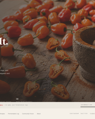 Capsaicin - Handcrafted Hotsauce Landing Page Template