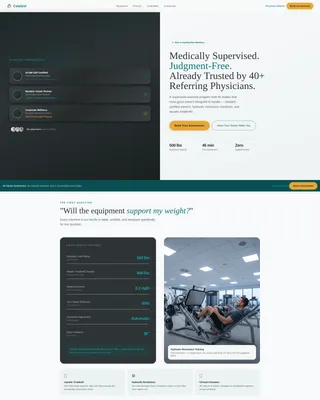 Catalyst - Exercise Program Landing Page Template