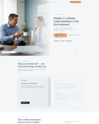 Calibrate - Patient Education Landing Page Template