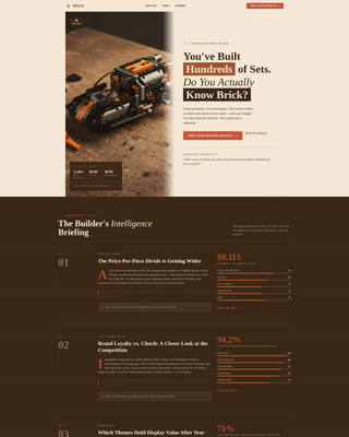 Brick - Authoritative Builder Landing Page Template