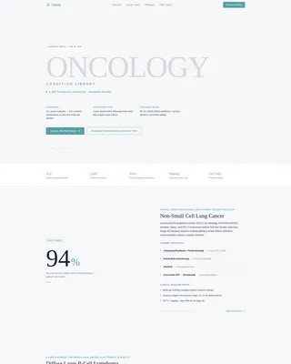 Clarity - Oncology Reference Landing page Template