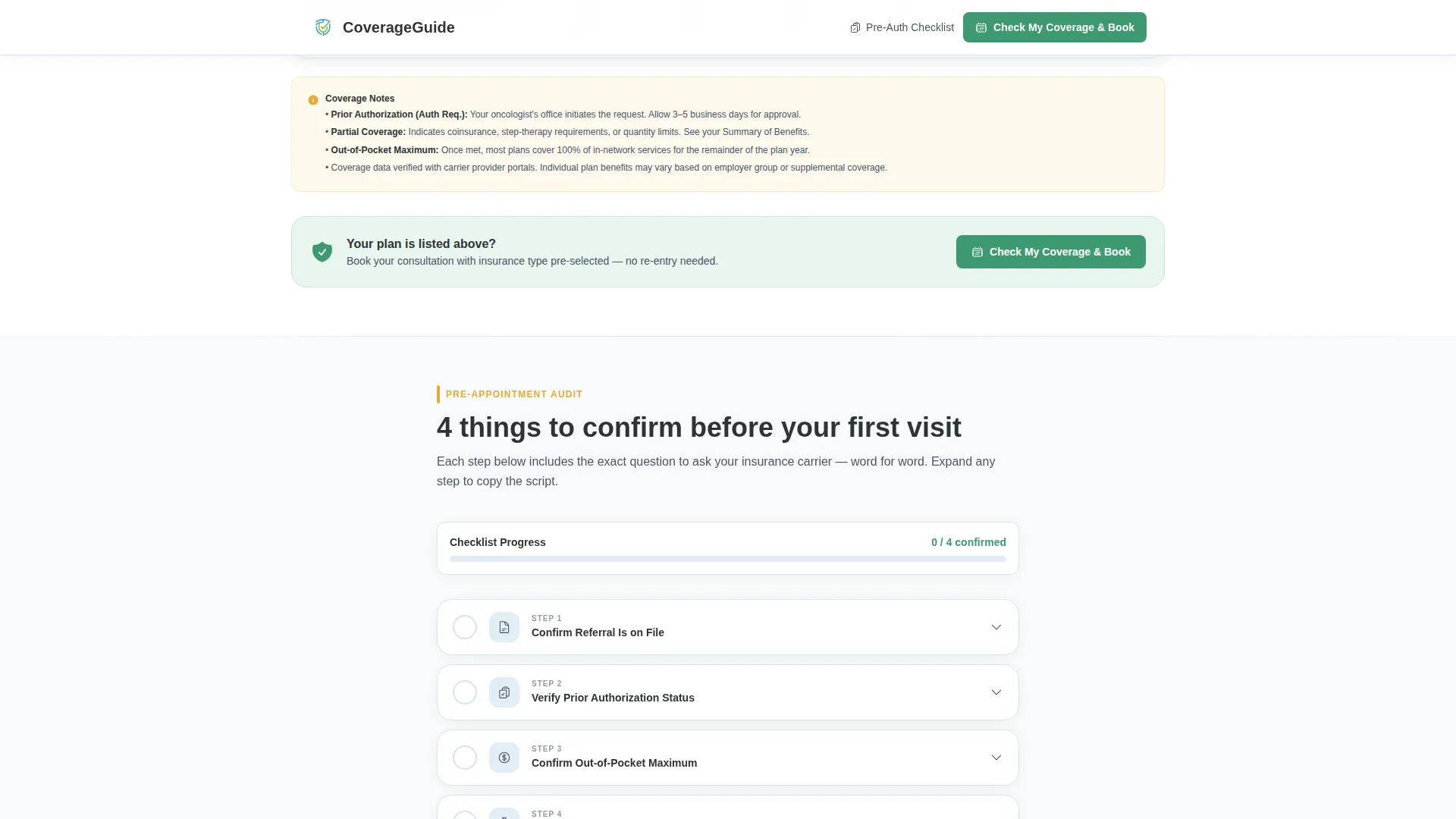 Oncologist Website Template — Cancer Care Services