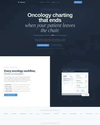 Chartnote - Software Platform Landing page Template