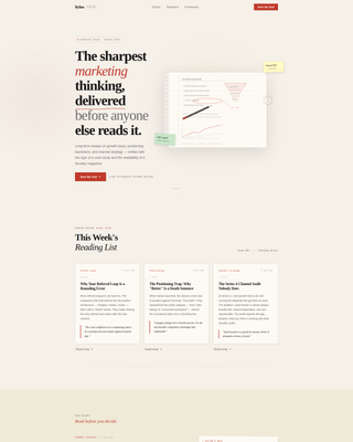 Byline - Compelling Marketing Landing Page Template