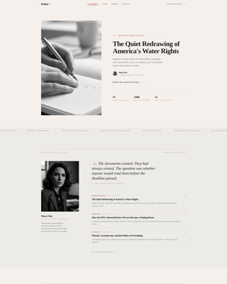 Byline - Compelling News Landing Page Template