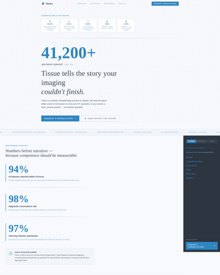 Advanced Pathology Medicine Appointment Booking Website Template