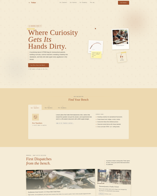 Build — Interactive Education Technology Landing Page Template