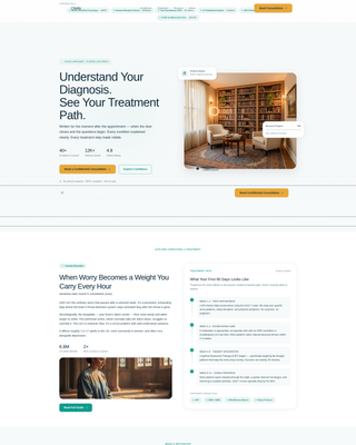 Clarity - Trusted Psychiatrist Landing Page Template