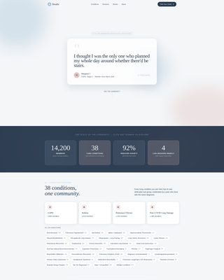 Breathe - Healing Pulmonology Landing Page Template