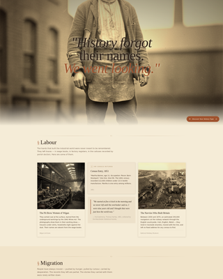 Chronicle - Timeless History Landing Page Template