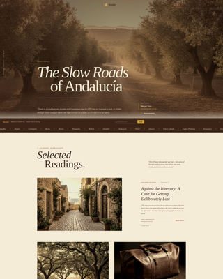 Advanced Travel Blog & Media Blog & Content Website Template