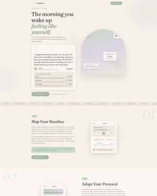 Balance - Adaptive Thyroidcare Landing Page Template