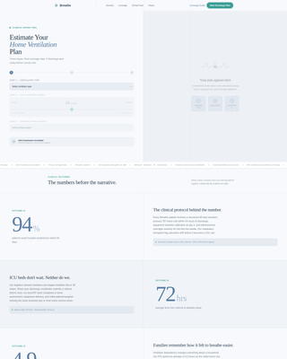 Breathe - Trusted Respiratory Landing Page Template