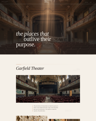 Breach - Evocative Urbex Landing Page Template