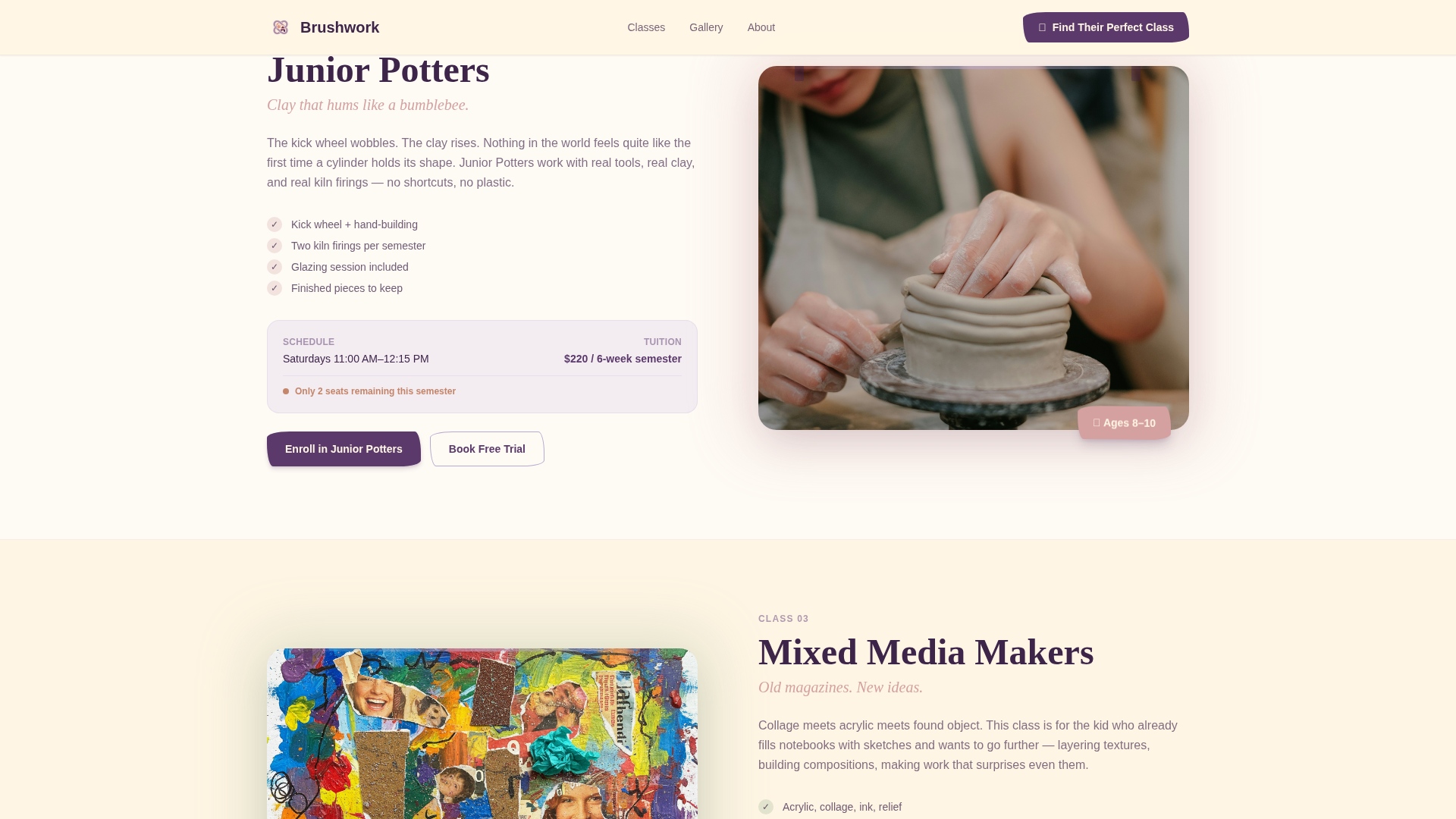 Art - Premium Studio Landing Page Template