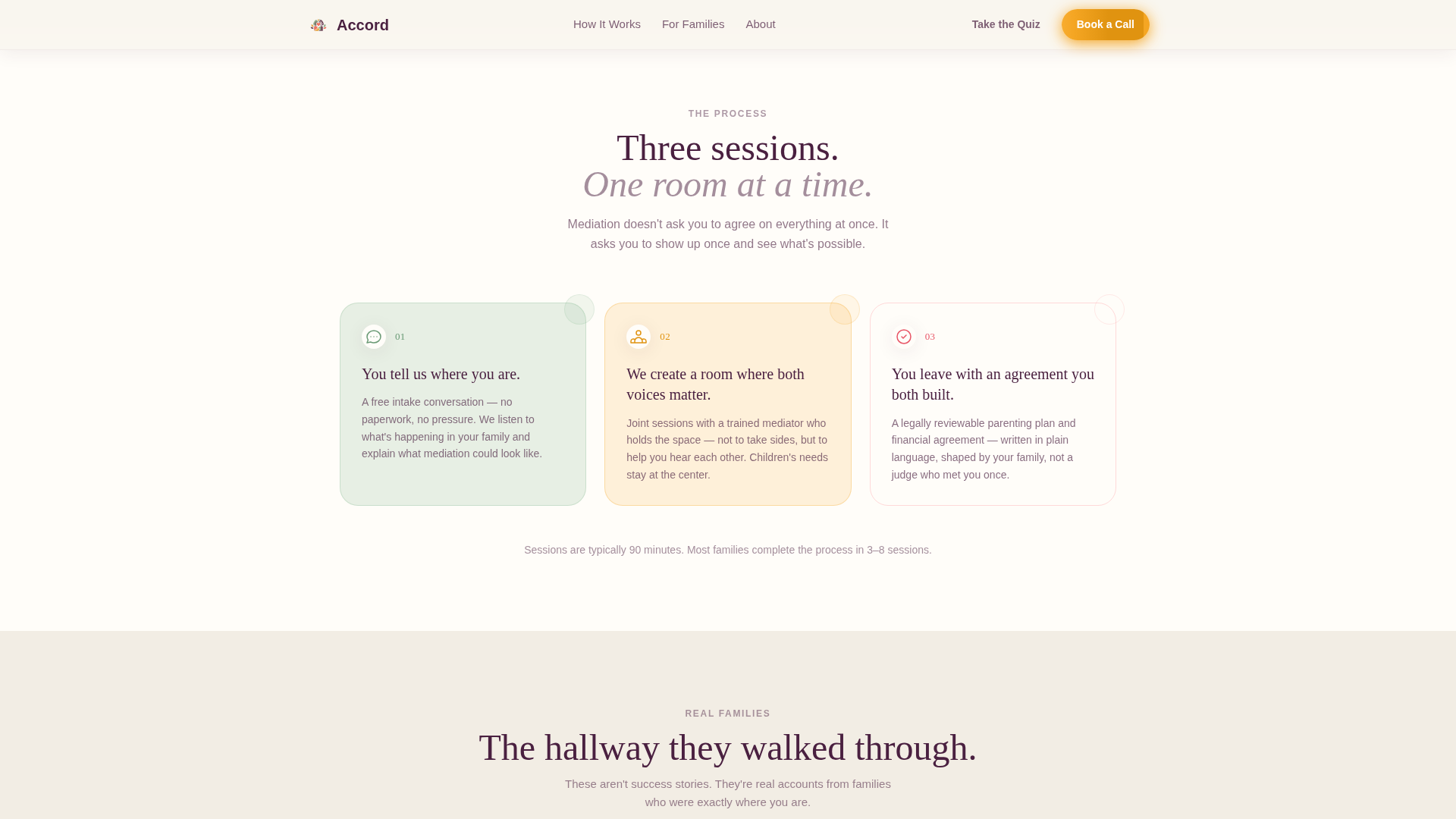 Family Counseling & Support Booking Website Template