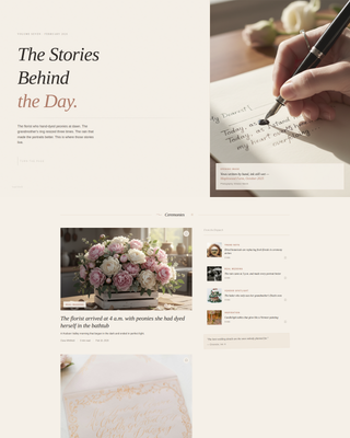 Chronicle - Elegant Wedding Landing Page Template