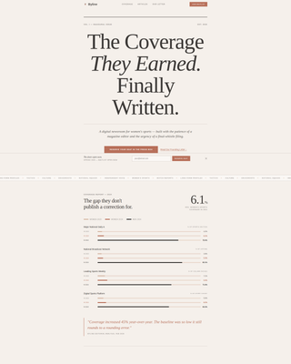Advanced Sports Blog Pre-Launch & Coming Soon Website Template