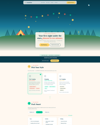 Advanced Family Travel & Experience Professional Website Template