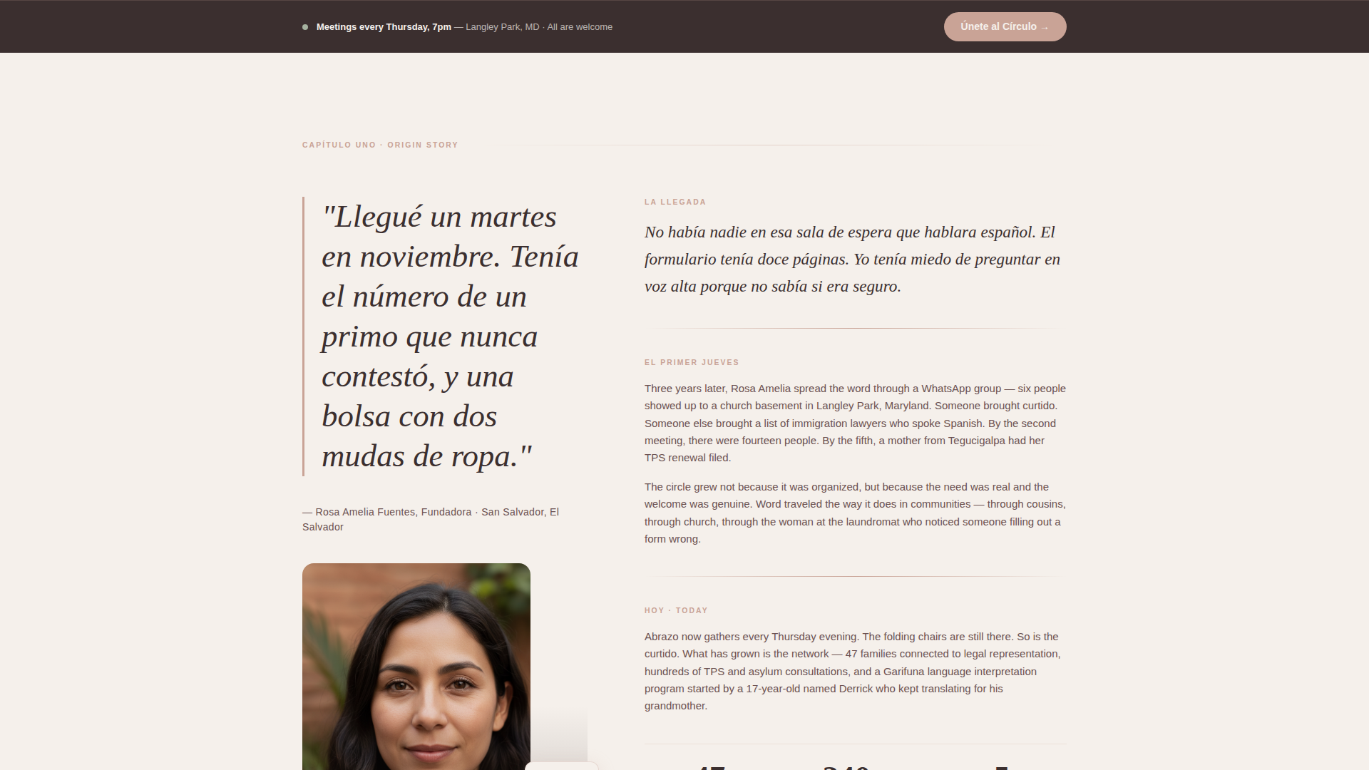 Latin American Community Blog & Content Website Template
