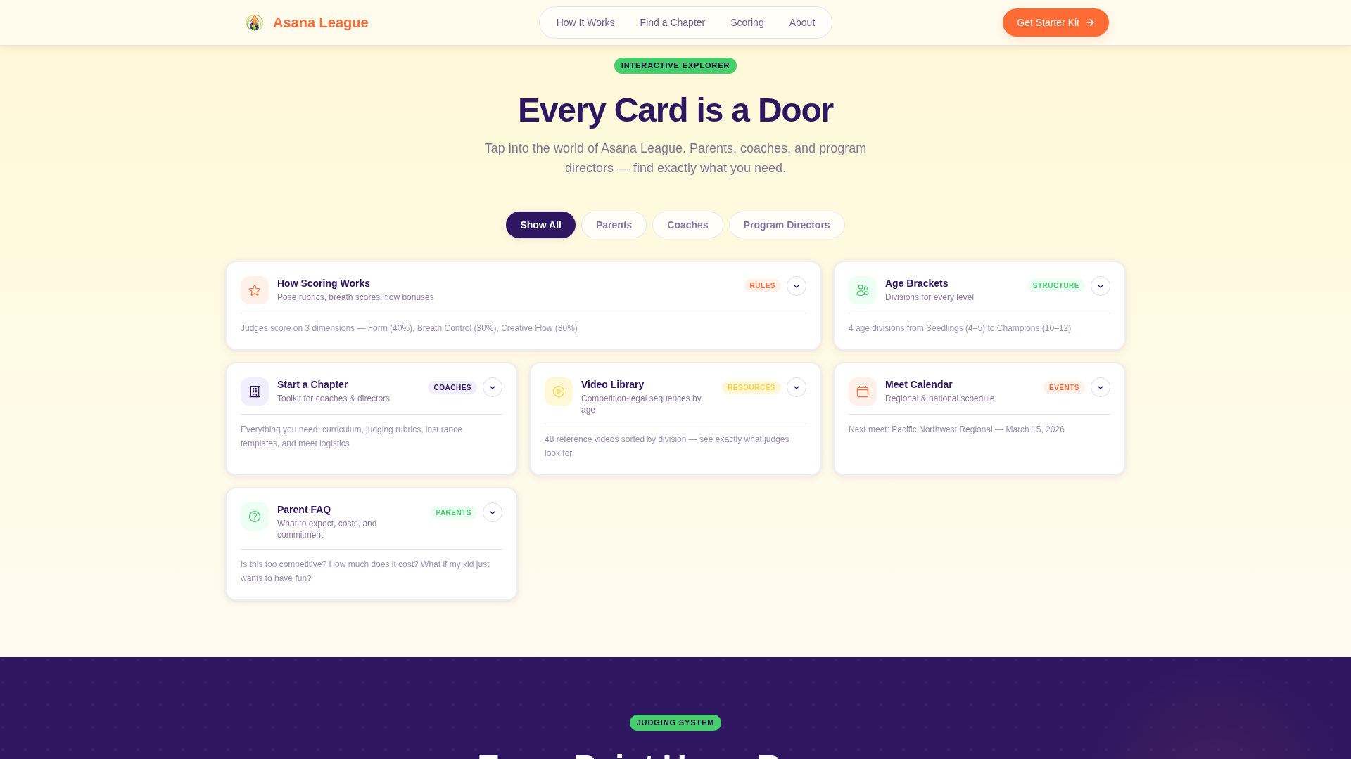 Kids Yoga for Kids Professional Website Template