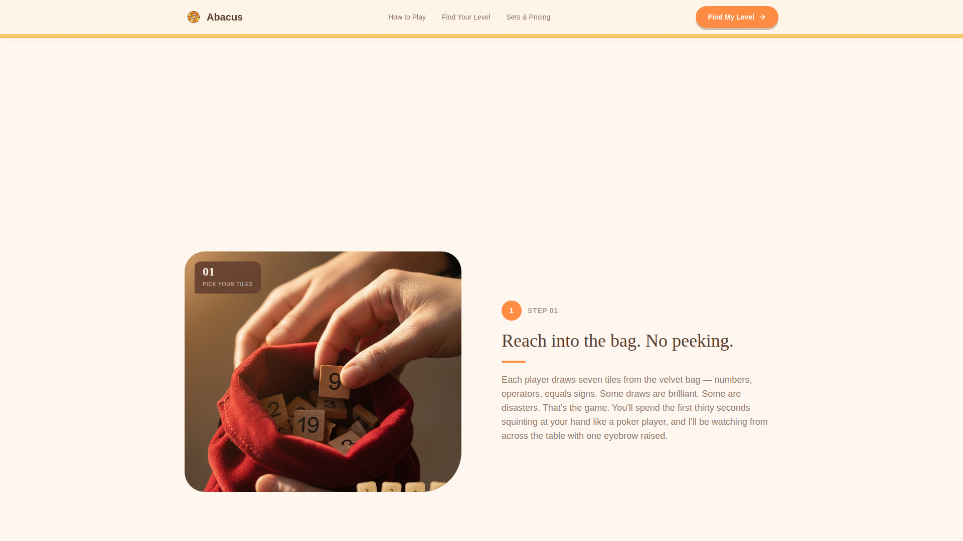 Abacus - Engaging Math Game Landing Page Template