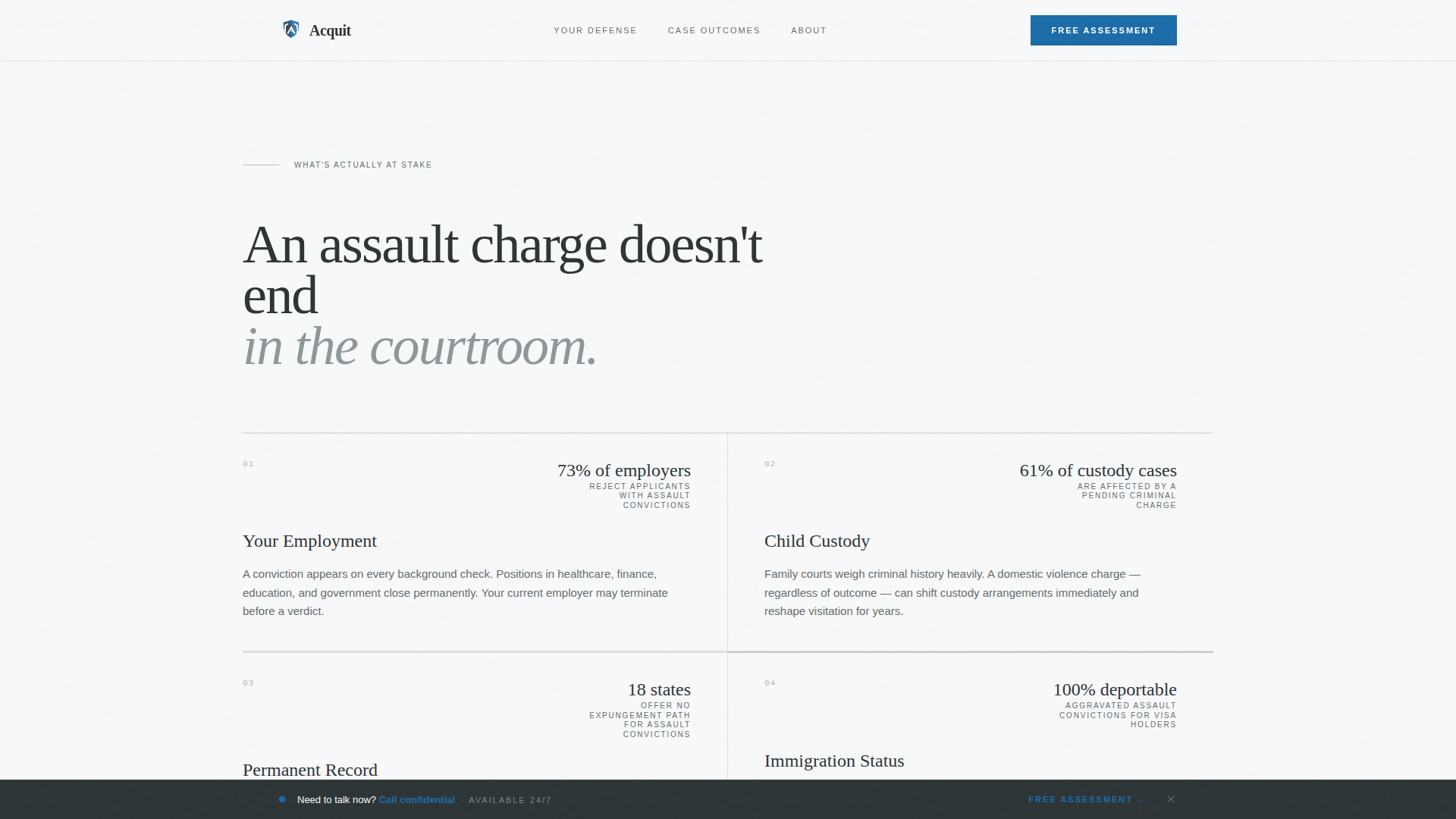 Criminal Defense Blog Website Template