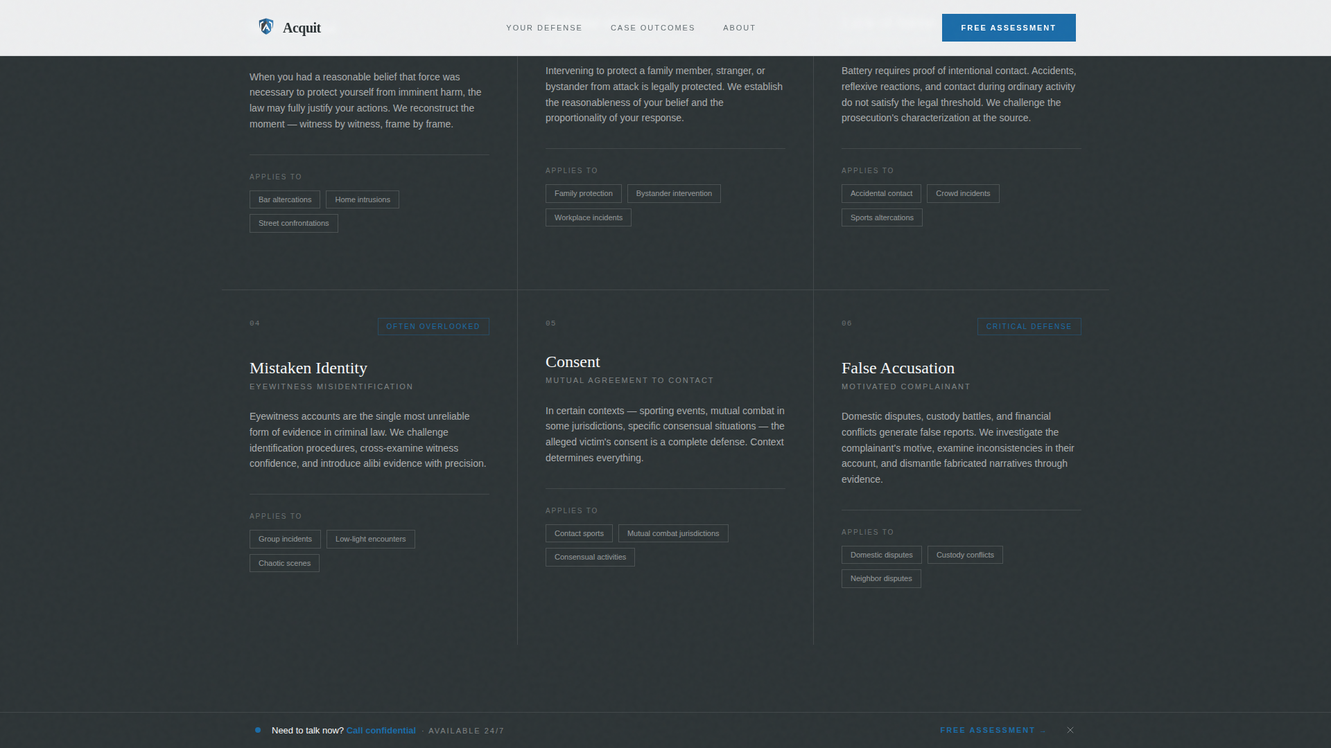 Criminal Defense Blog Website Template