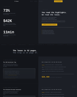 Commercial Lease Lawyer Landing Page Template