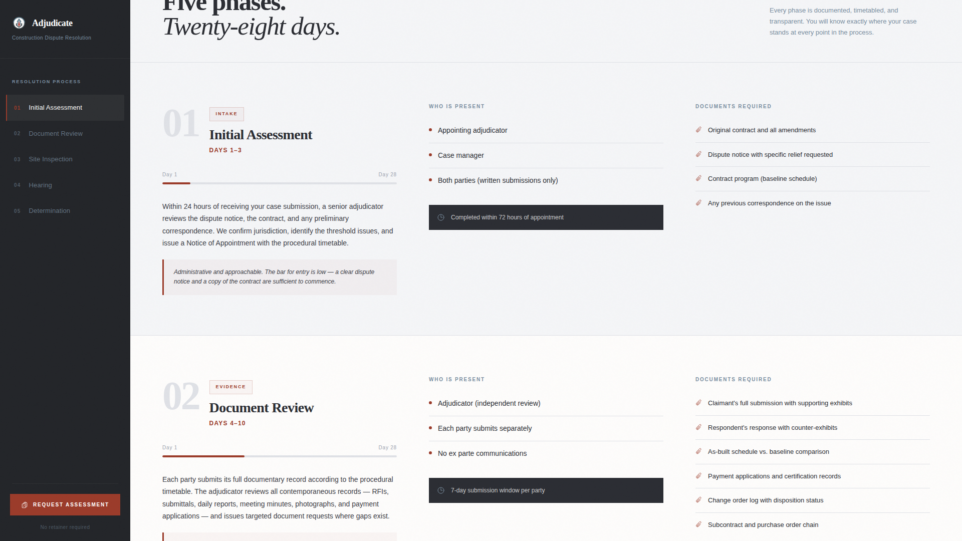 Mediation & Alternative Dispute Specialist Professional Website Template