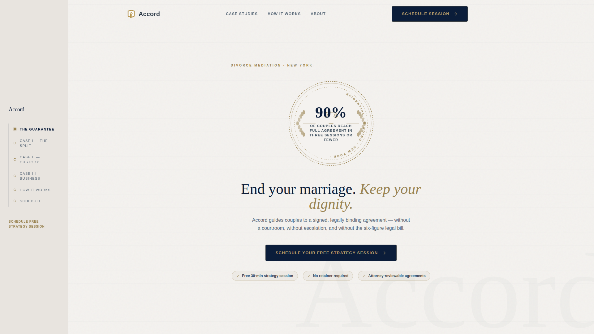 Specialist Mediation & Alternative Dispute Appointment Booking Website Template