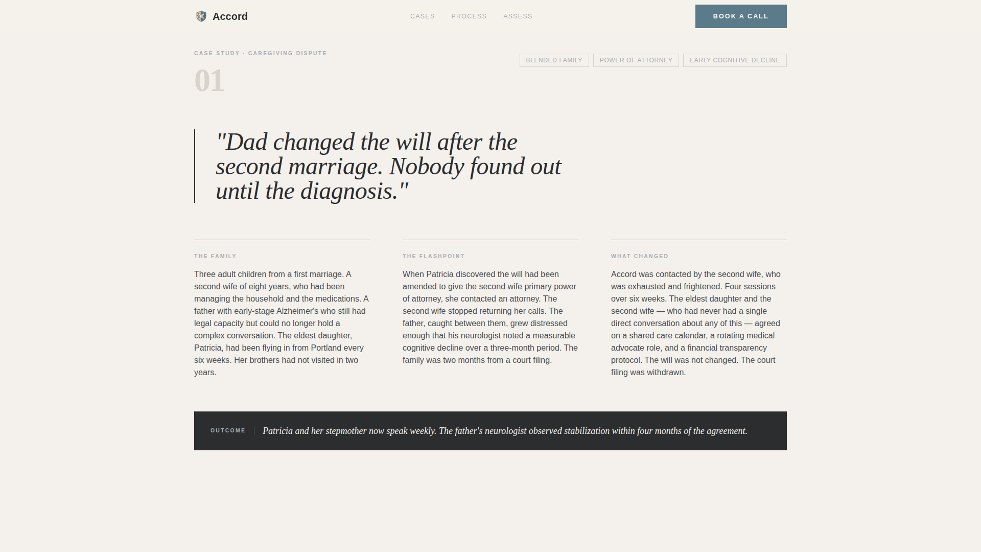 Mediation & Alternative Dispute Portfolio Website Template