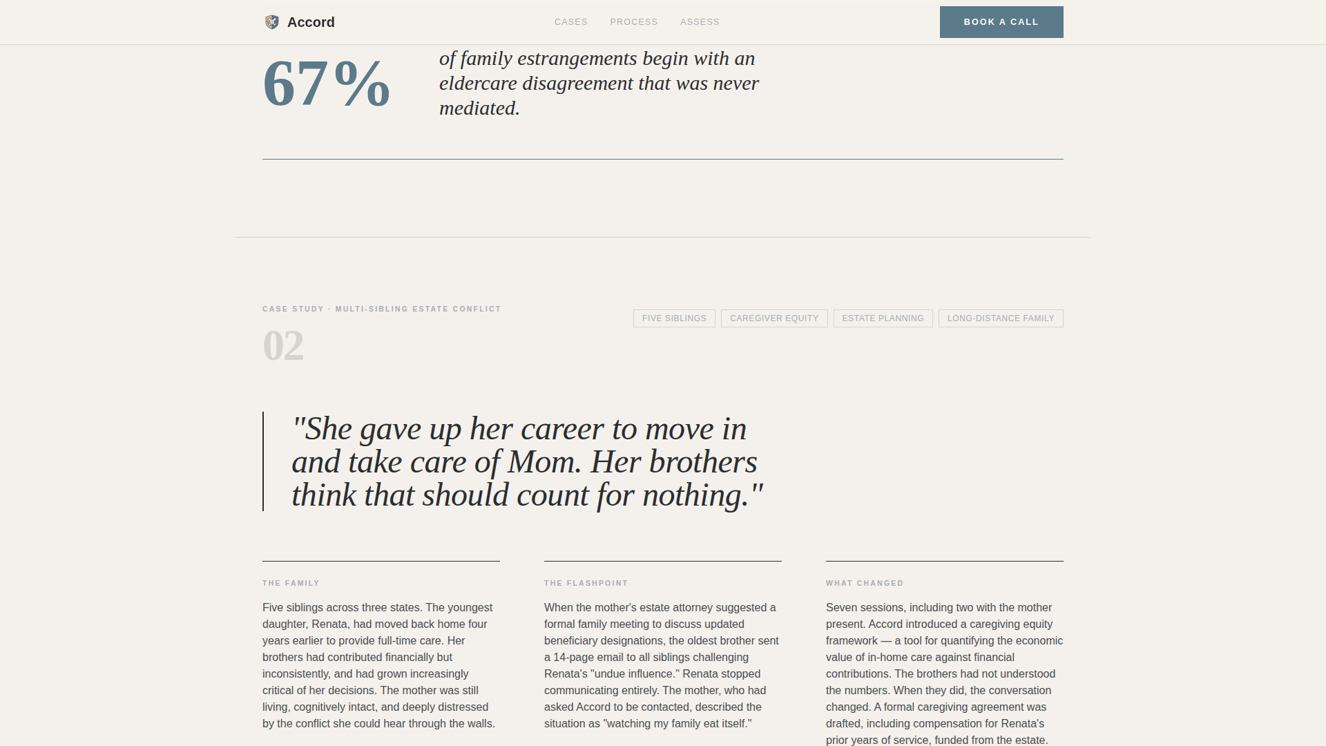 Mediation & Alternative Dispute Portfolio Website Template