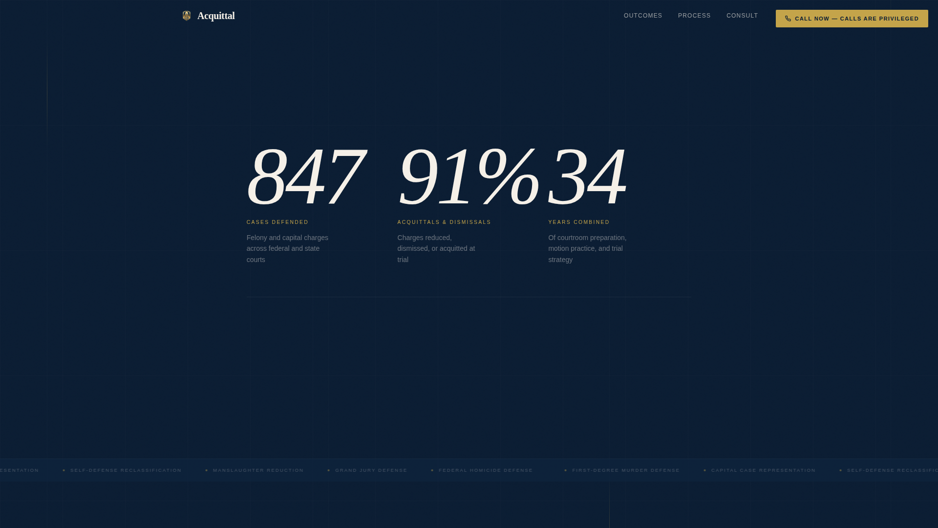 Criminal Defense Specialist Booking Website Template