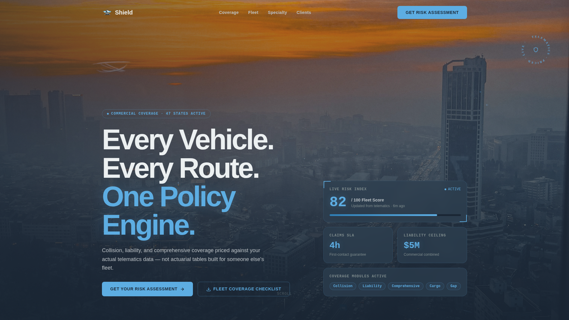 Automotive - Modern & Landing Page Template