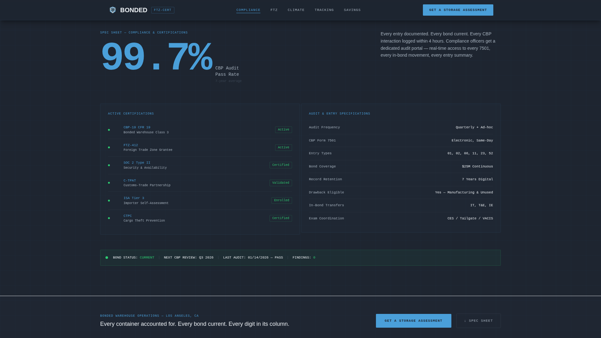 Warehouse & Distribution Privacy Policy Website Template
