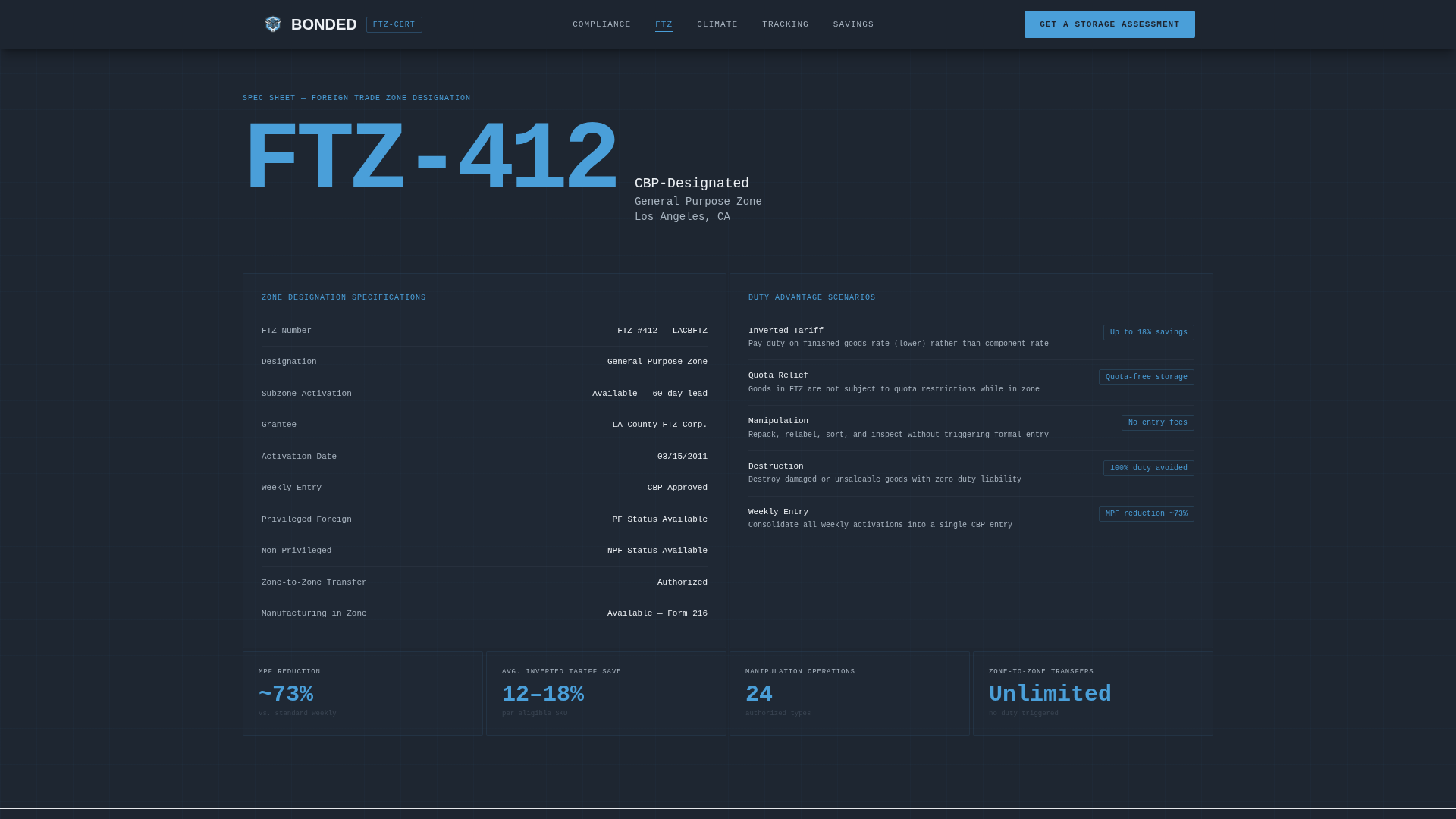 Warehouse & Distribution Privacy Policy Website Template